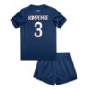 Paris Saint Germain PSG Kimpembe 3 Barn Hjemme Draktsett 2024 2025 Fotballdrakter