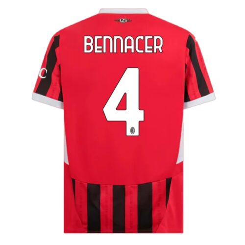 AC Milan Bennacer 4 Hjemmedrakt 2024 25 Fotballdrakter