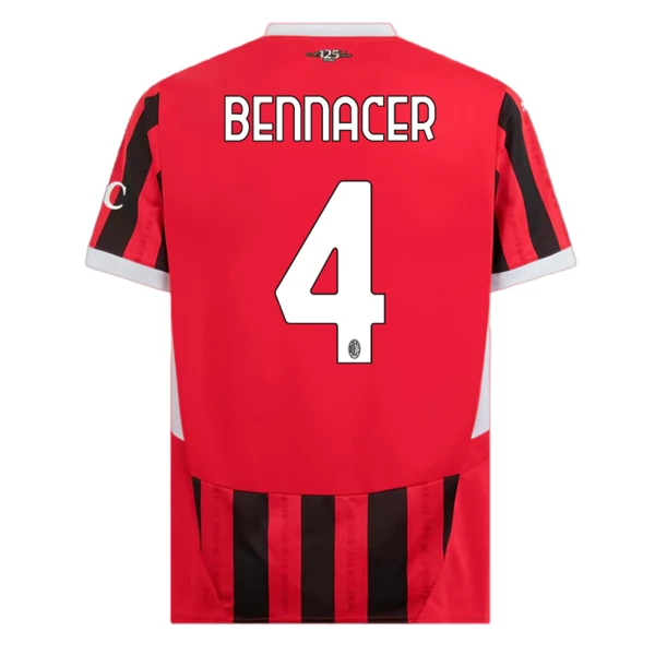 AC Milan Bennacer 4 Hjemmedrakt 2024 25 Fotballdrakter