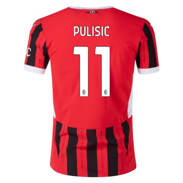 AC Milan Christian Pulisic 11 Hjemmedrakt 2024-25 Fotballdrakter