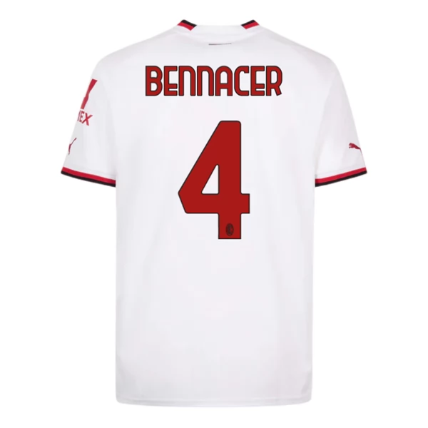 AC Milan Bennacer 4 Bortedrakt 2022 23 Fotballdrakter