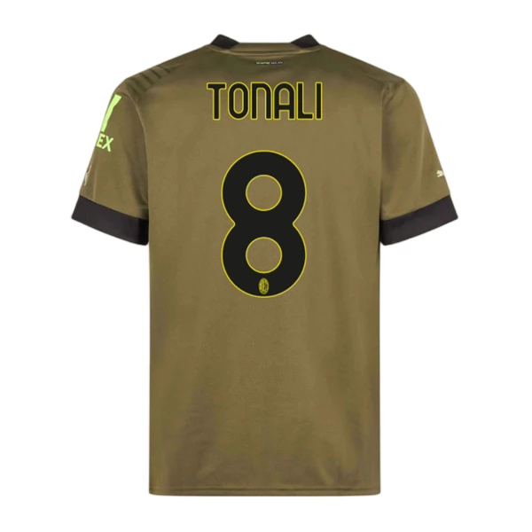 AC Milan Tonali 8 Tredjedrakt 2022-23 Fotballdrakter