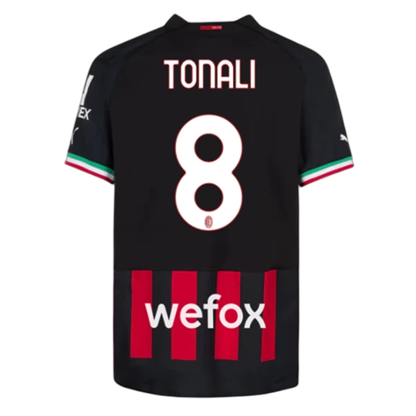 AC Milan Tonali 8 Hjemmedrakt 2022-23 Fotballdrakter