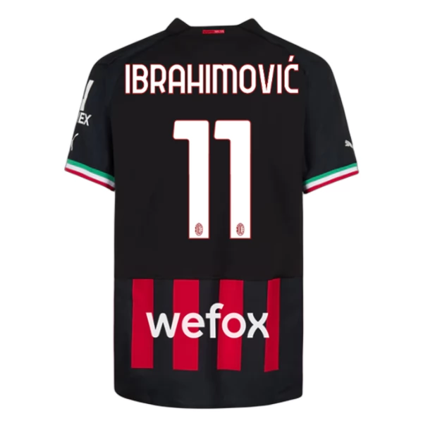 AC Milan Zlatan Ibrahimović 11 Hjemmedrakt 2022-23 Fotballdrakter