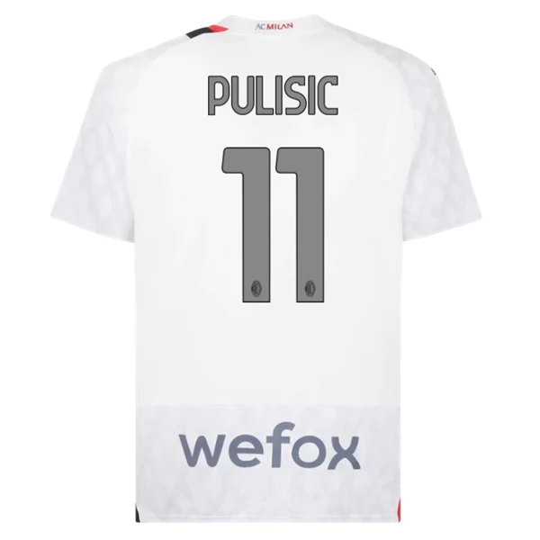 AC Milan Christian Pulisic 11 Bortedrakt 2023-24 Fotballdrakter