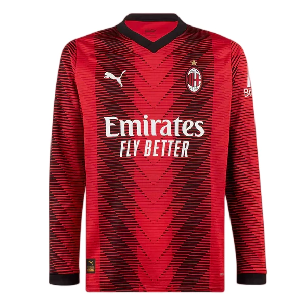 AC Milan Dest 21 Langermet Hjemmedrakt 2023 24 Fotballdrakter