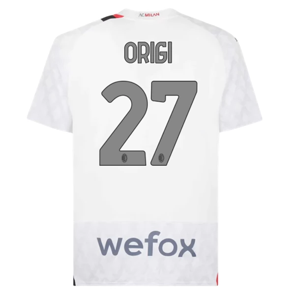 AC Milan Origi 27 Bortedrakt 2023-24 Fotballdrakter