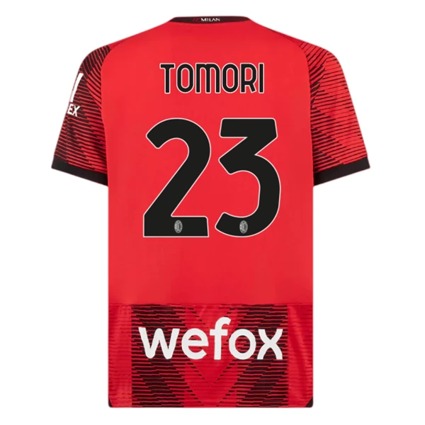 AC Milan Tomori 23 Hjemmedrakt 2023-24 Fotballdrakter