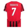 AC Milan Morata 7 Hjemmedrakt 2024 25 Fotballdrakter