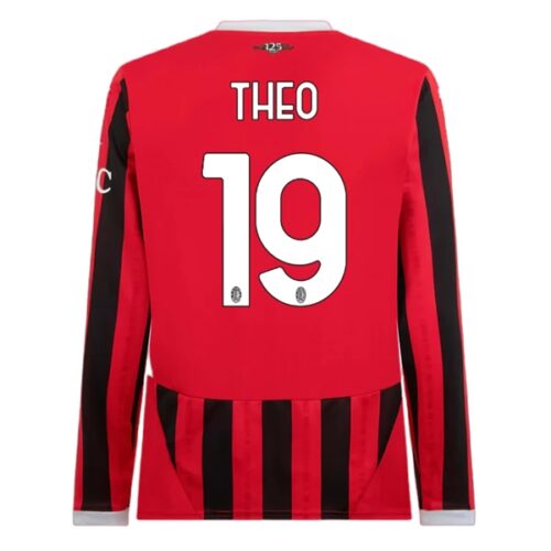 AC Milan Theo 19 Hjemmedrakt 2024 25 Fotballdrakter Langermet