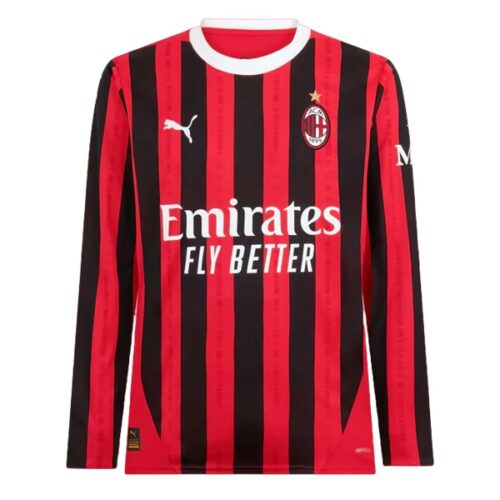 AC Milan Theo 19 Hjemmedrakt 2024 25 Fotballdrakter Langermet