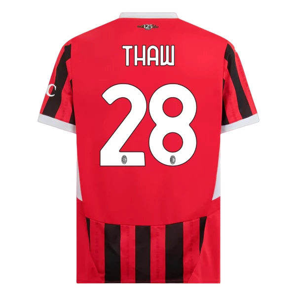 AC Milan Thiaw 28 Hjemmedrakt 2024-25 Fotballdrakter