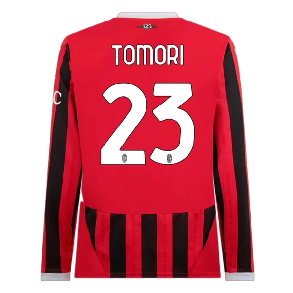 AC Milan Tomori 23 Hjemmedrakt 2024-25 Fotballdrakter – Langermet