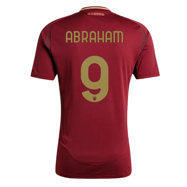 AS Roma Abraham 9 Hjemmedrakt 2024-25 Fotballdrakter
