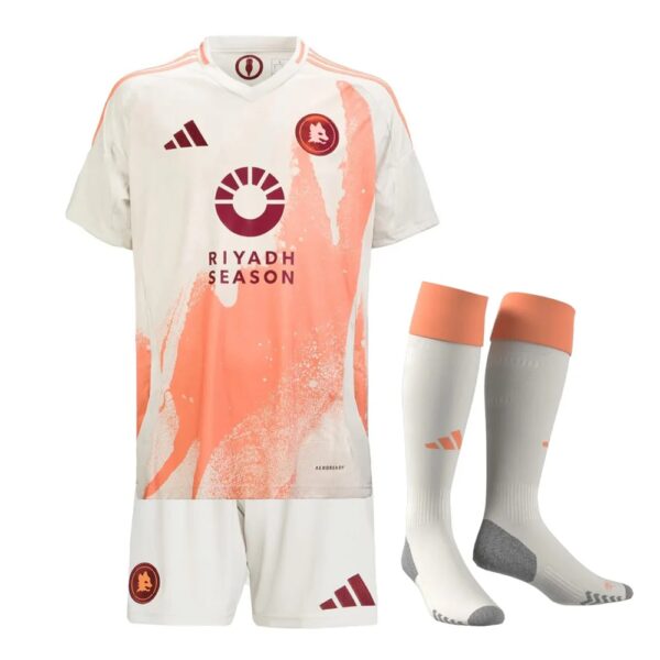 AS Roma Barn Borte Draktsett 2024-25 Fotballdrakter