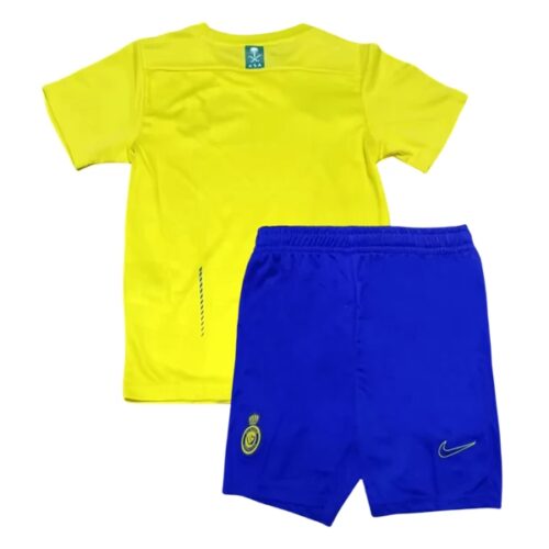 Al Nassr FC Barn Hjemme Draktsett 2023 2024 Fotballdrakter