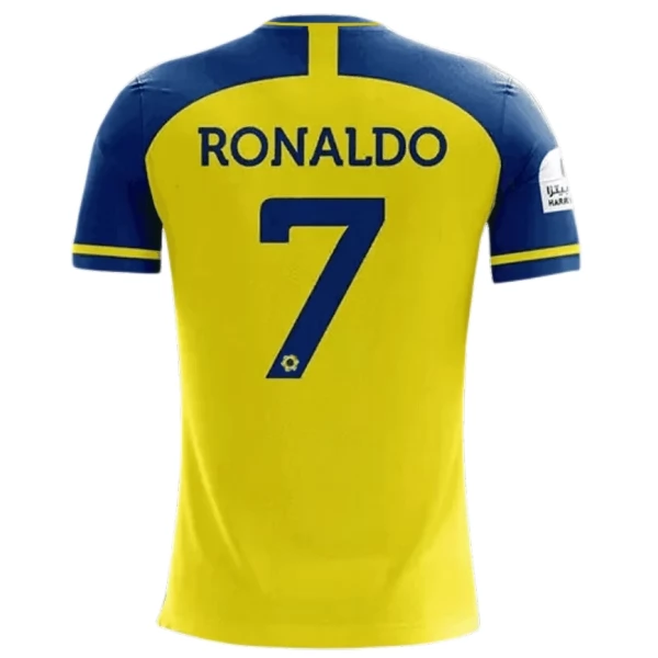 Al Nassr FC Cristiano Ronaldo 7 Hjemmedrakt 2022 23 Fotballdrakter
