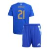 Argentina Dybala 21 Barn Borte Draktsett Fotball 2024