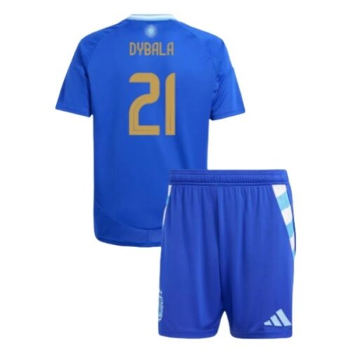 Argentina Dybala 21 Barn Borte Draktsett Fotball 2024