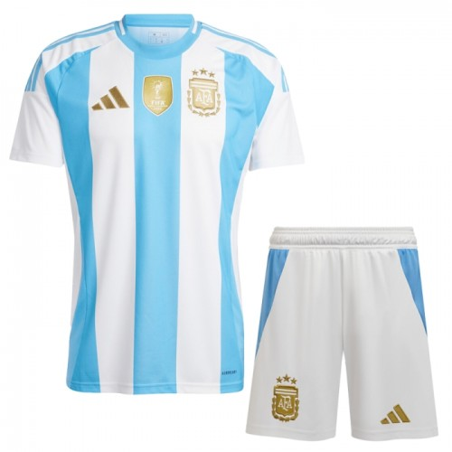 Argentina Barn Hjemme Draktsett 2024 Fotballdrakter