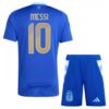 Argentina Messi 10 Barn Borte Draktsett 2024