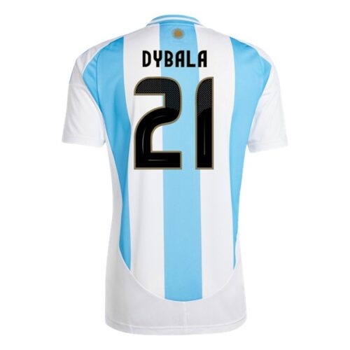 Argentina Paulo Dybala 21 Hjemme Fotballdrakter 2024