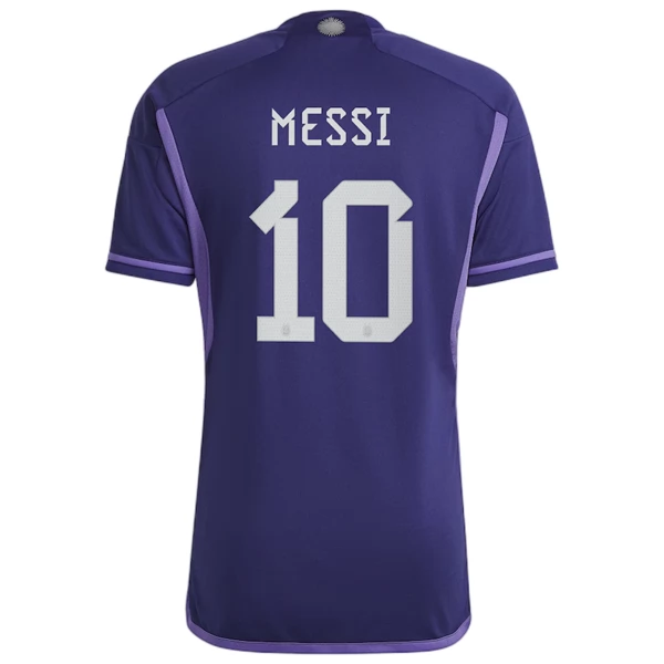 Argentinien Lionel Messi 10 Bortedrakt 2022 Fotballdrakter