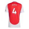 Arsenal Ben White 4 Hjemmedrakt 2024 25 Fotballdrakter