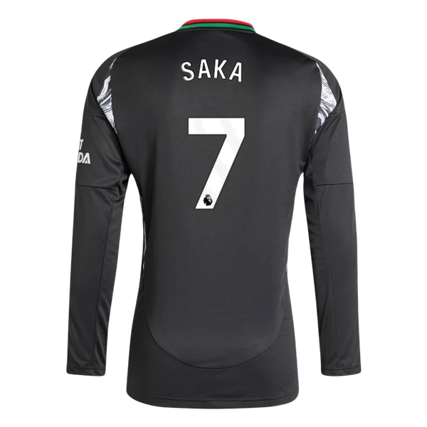Arsenal Bukayo Saka 7 Bortedrakt 2024-25 Fotballdrakter – Langermet