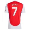 Arsenal Bukayo Saka 7 Hjemmedrakt 2024 25 Fotballdrakter