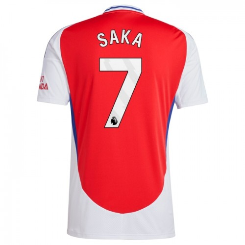 Arsenal Bukayo Saka 7 Hjemmedrakt 2024-25 Fotballdrakter