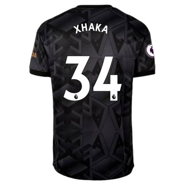Arsenal Granit Xhaka 34 Bortedrakt 2022 23 Fotballdrakter