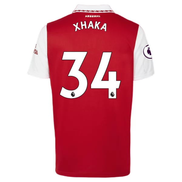 Arsenal Granit Xhaka 34 Hjemmedrakt 2022 23 Fotballdrakter