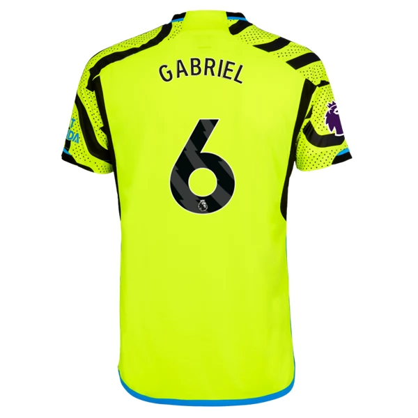 Arsenal Gabriel 6 Bortedrakt 2023-24 Fotballdrakter