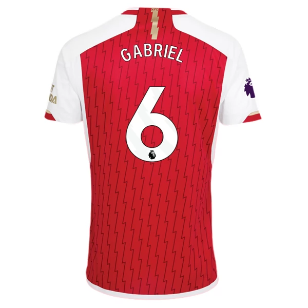 Arsenal Gabriel 6 Hjemmedrakt 2023-24 Fotballdrakter