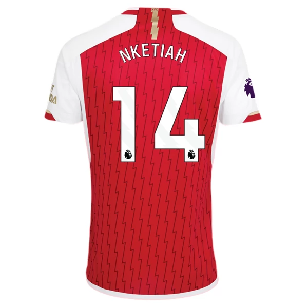 Arsenal Nketiah 14 Hjemmedrakt 2023-24 Fotballdrakter