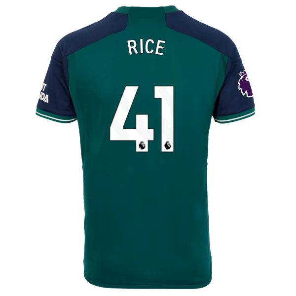 Arsenal Rice 41 Tredjedrakt 2023-24 Fotballdrakter