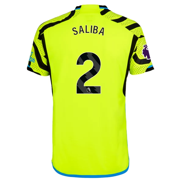 Arsenal Saliba 2 Bortedrakt 2023-24 Fotballdrakter