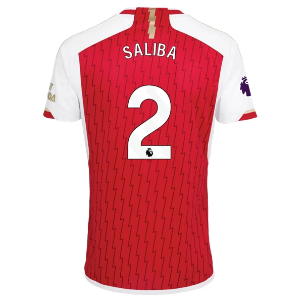 Arsenal Saliba 2 Hjemmedrakt 2023-24 Fotballdrakter
