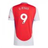 Arsenal GJesus 9 Hjemmedrakt 2024 25 Fotballdrakter