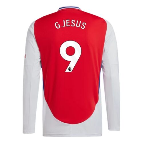 Arsenal GJesus 9 Hjemmedrakt 2024 25 Fotballdrakter Langermet