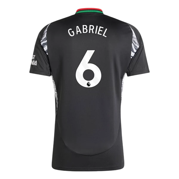 Arsenal Gabriel 6 Bortedrakt 2024-25 Fotballdrakter