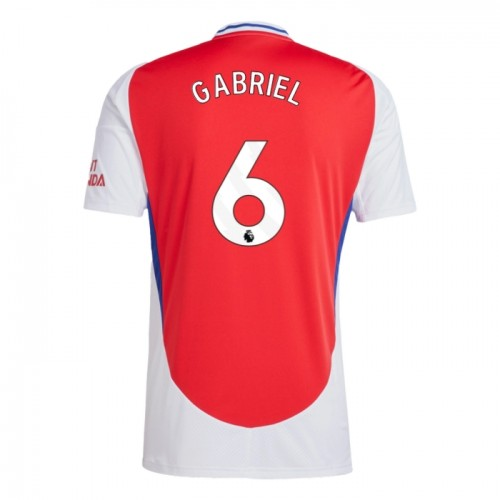 Arsenal Gabriel 6 Hjemmedrakt 2024 25 Fotballdrakter