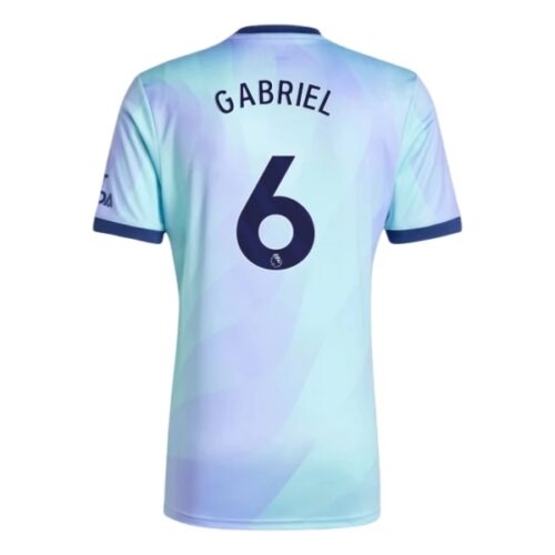 Arsenal Gabriel 6 Tredjedrakt 2024 25 Fotballdrakter