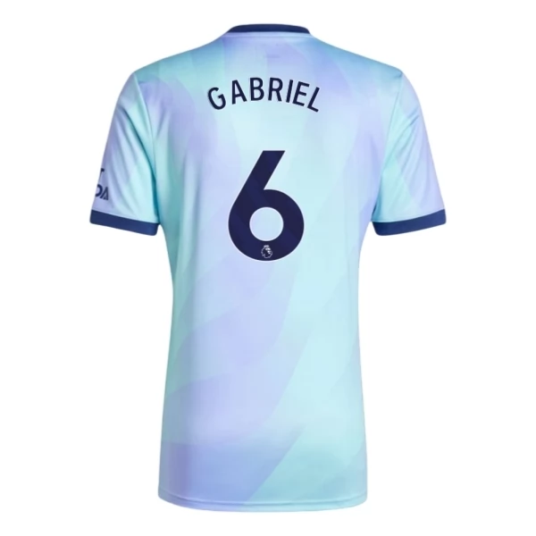 Arsenal Gabriel 6 Tredjedrakt 2024 25 Fotballdrakter