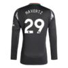 Arsenal Kai Havertz 29 Bortedrakt 2024 25 Fotballdrakter Langermet