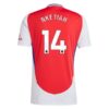 Arsenal Nketiah 14 Hjemmedrakt 2024 25 Fotballdrakter