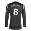 Arsenal Odegaard 8 Bortedrakt 2024 25 Fotballdrakter Langermet