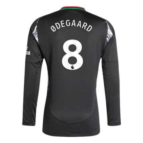 Arsenal Odegaard 8 Bortedrakt 2024 25 Fotballdrakter Langermet