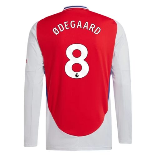 Arsenal Odegaard 8 Hjemmedrakt 2024 25 Fotballdrakter Langermet
